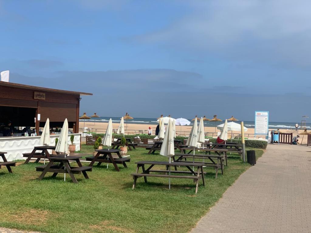 Blanca Beach Vue Laterale Sur Mer Sidi Rahal  Εξωτερικό φωτογραφία